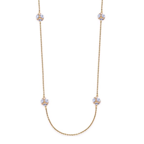 KATE SPADE • Lady Marmalade Scatter Rosary Station Necklace - Picture 3 of 7